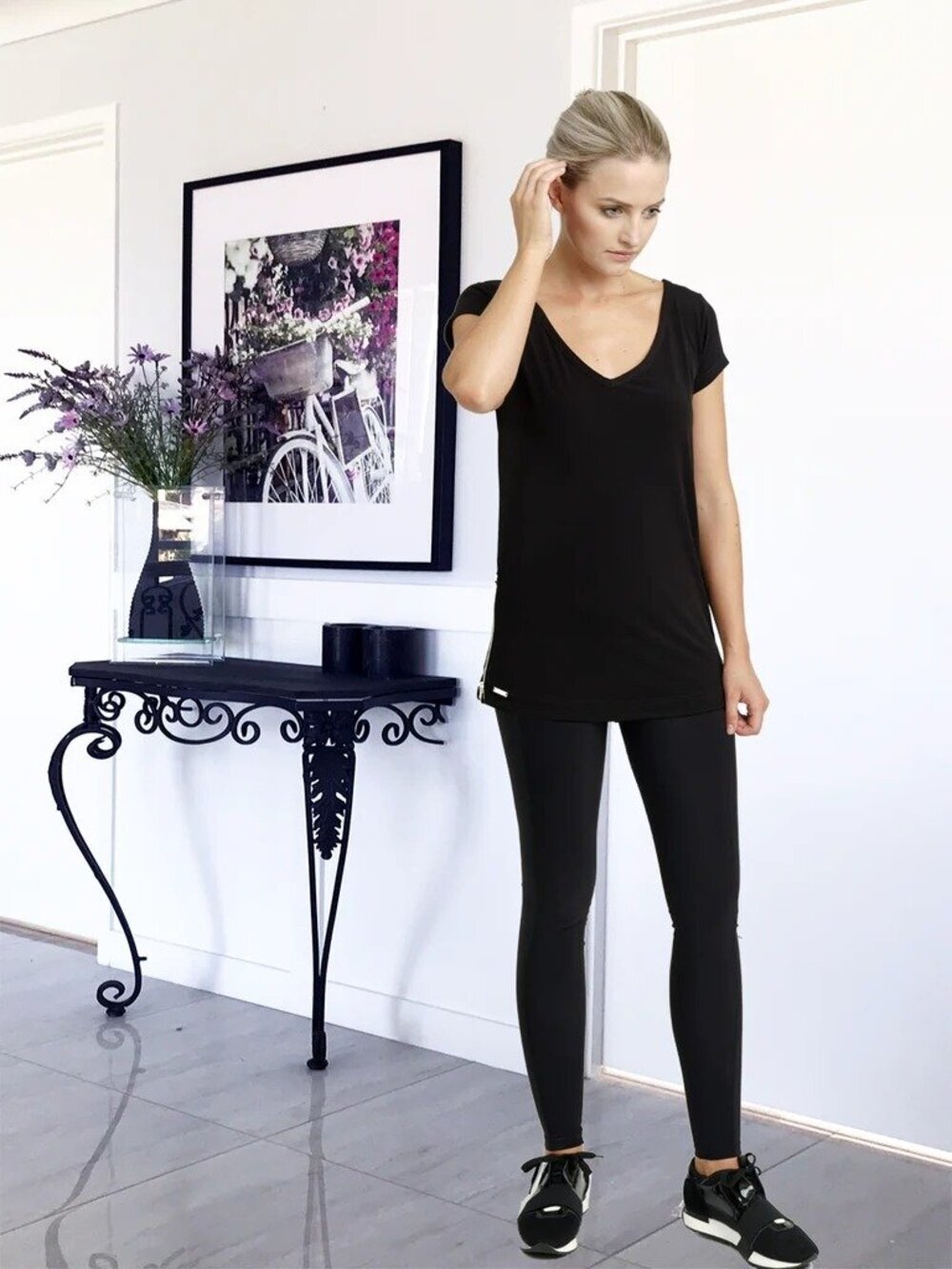 NWT Blackpants The Intelligent Leggings Black-sz Large